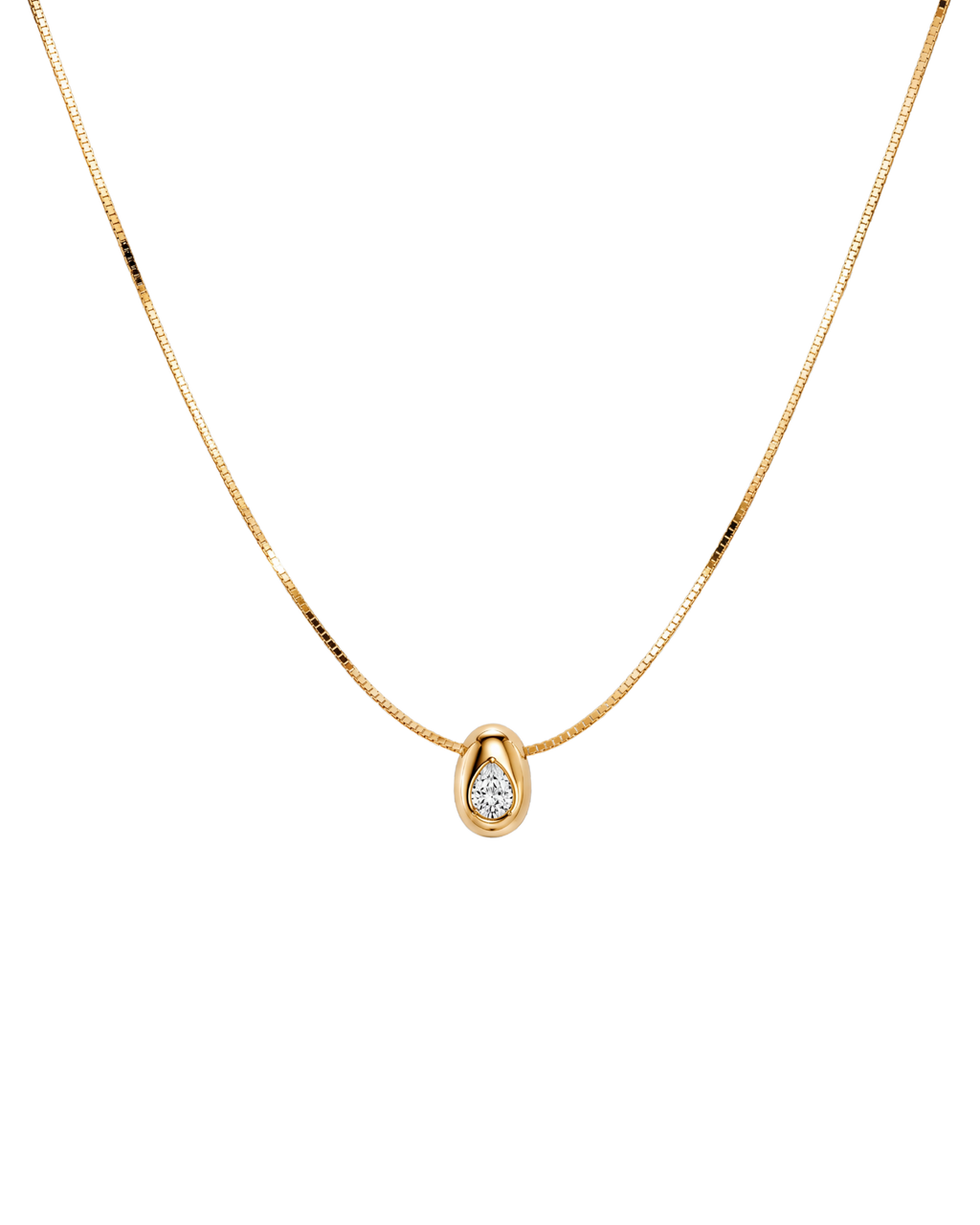 The Aurelia,Pear Diamond Necklace
