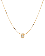 The Aurelia,Pear Diamond Necklace