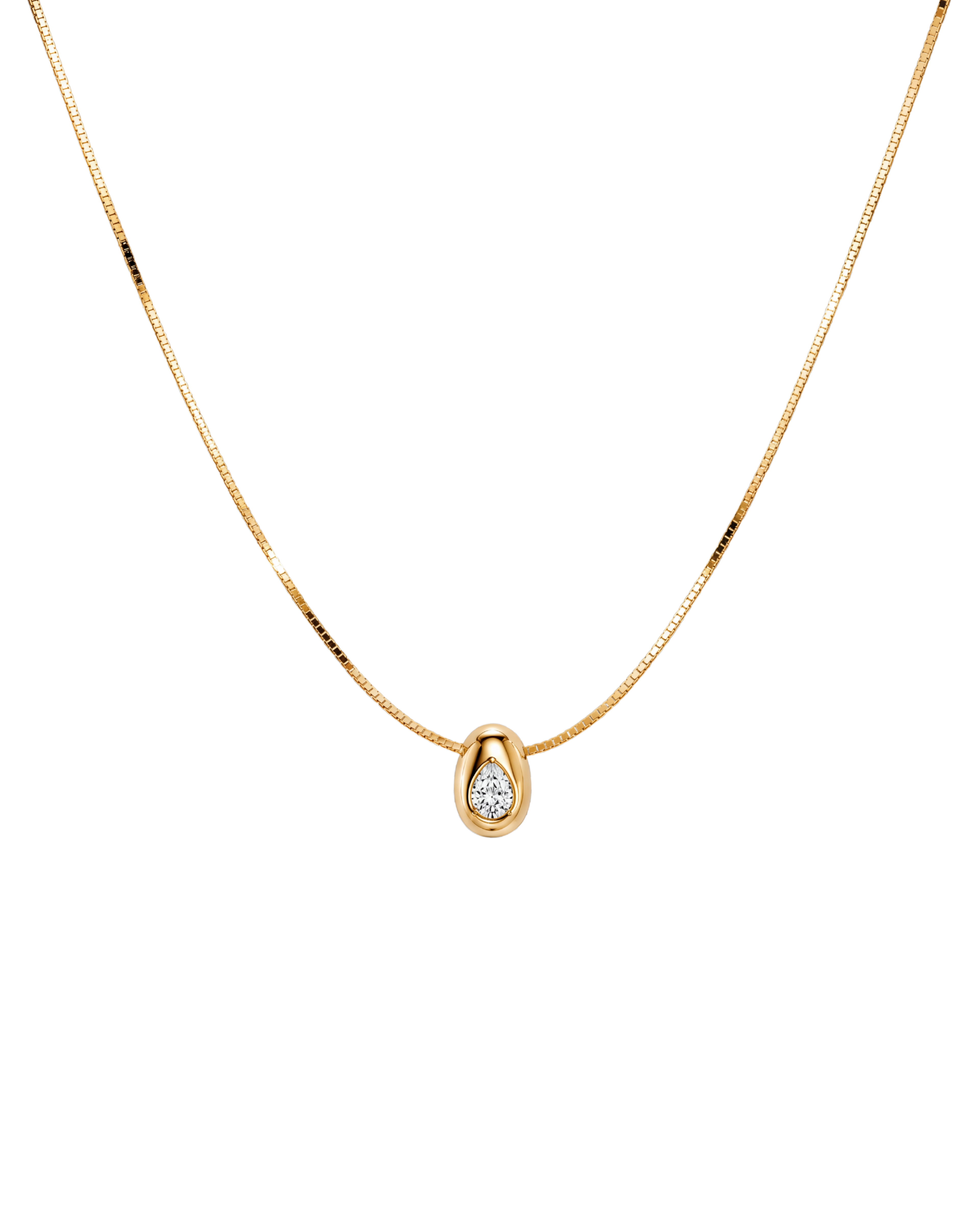 The Aurelia,Pear Diamond Necklace