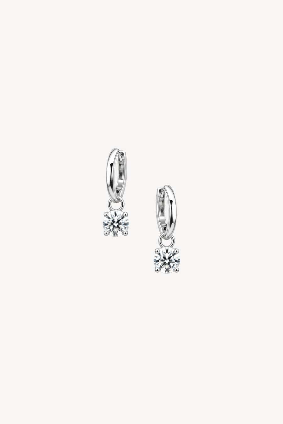 Sway Drop Huggie Earrings,18ct Gold