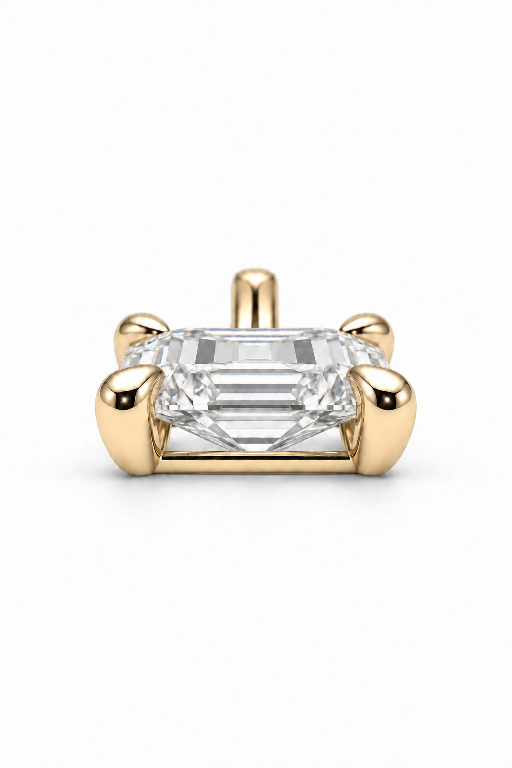 Aura Pendant -Emerald Cut