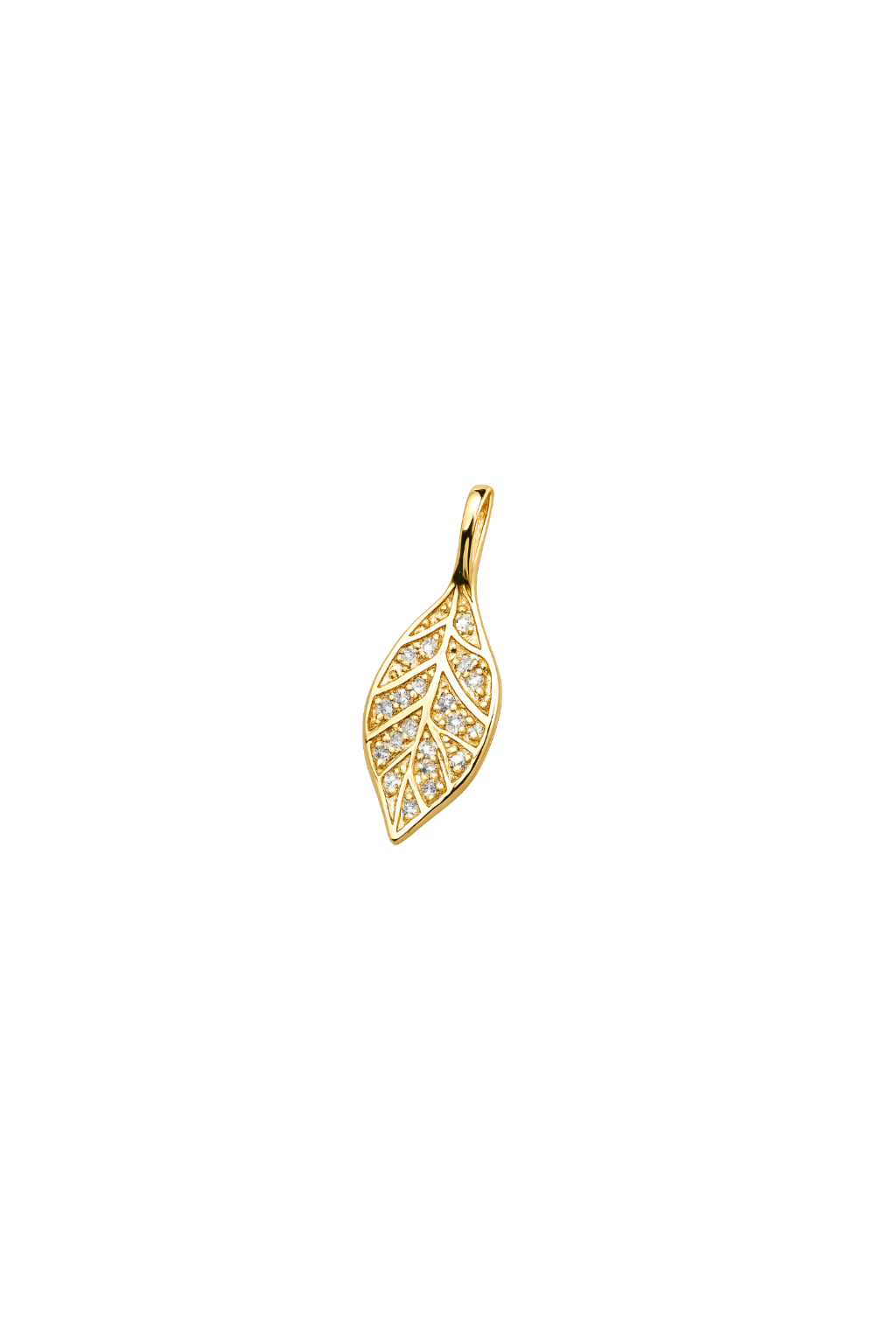 Sylva Natural Diamond Leaf Pendant