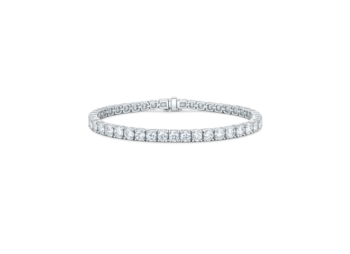 Rivière 3.70ct Lab-Grown Diamond Tennis Bracelet in Platinum