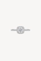 Halo Ring,Pt950