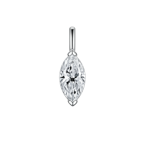 Astra 1.00ct Marquise-Cut Lab-Grown Diamond Pendant