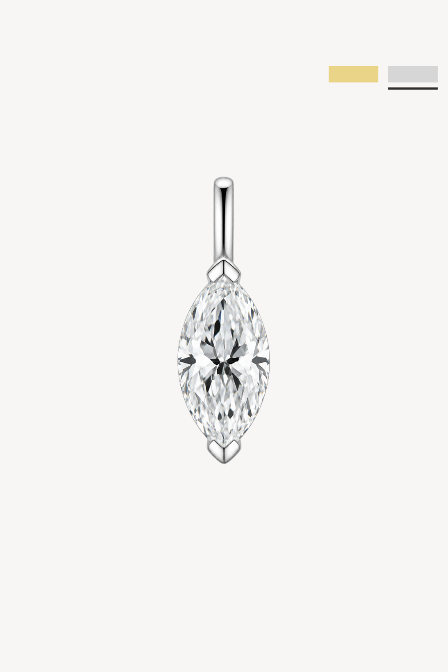 Aura Pendant -Marquise Cut
