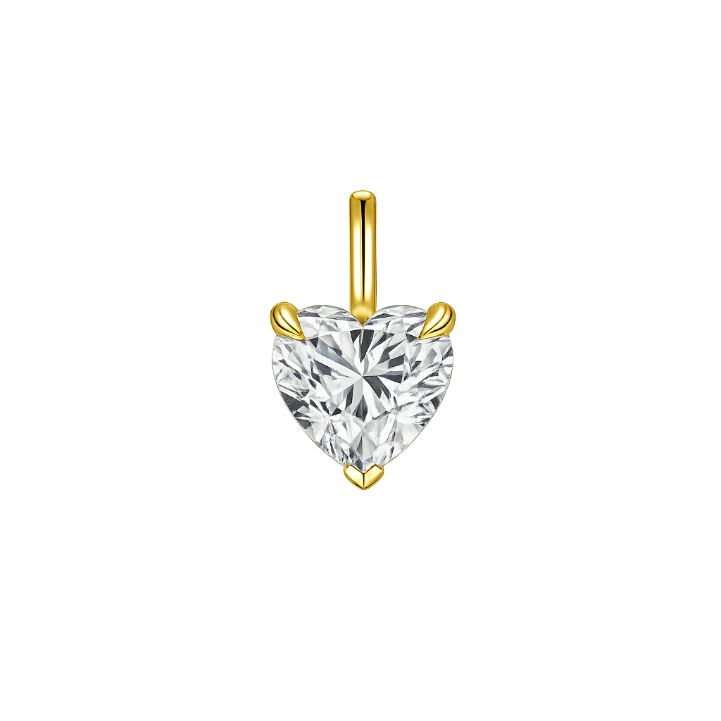 Ever 1.00ct Heart-Cut Lab-Grown Diamond Pendant