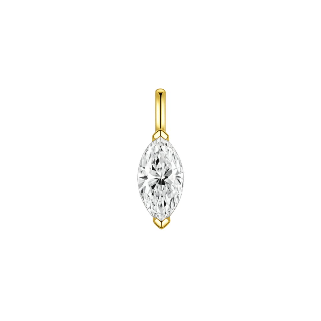 Astra 1.00ct Marquise-Cut Lab-Grown Diamond Pendant