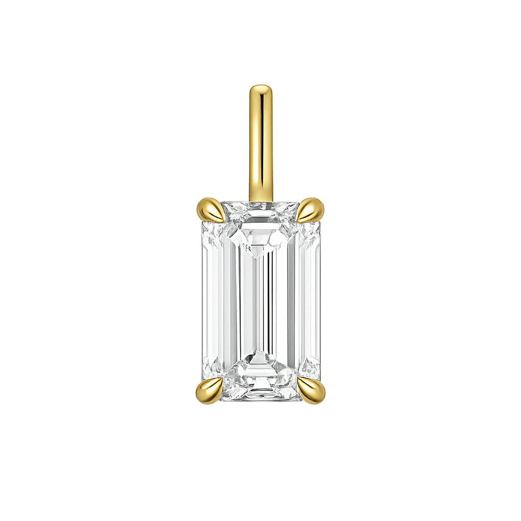 Prism 1.00ct Emerald-Cut Lab-Grown Diamond Pendant