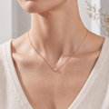 The Aurelia,Pear Diamond Necklace