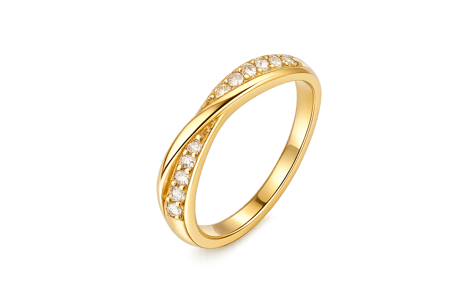 Orbit Lab-Grown Diamond Twist Ring