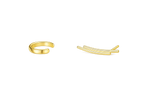 Parallel 9K Gold Ear Climber & Cuff Set