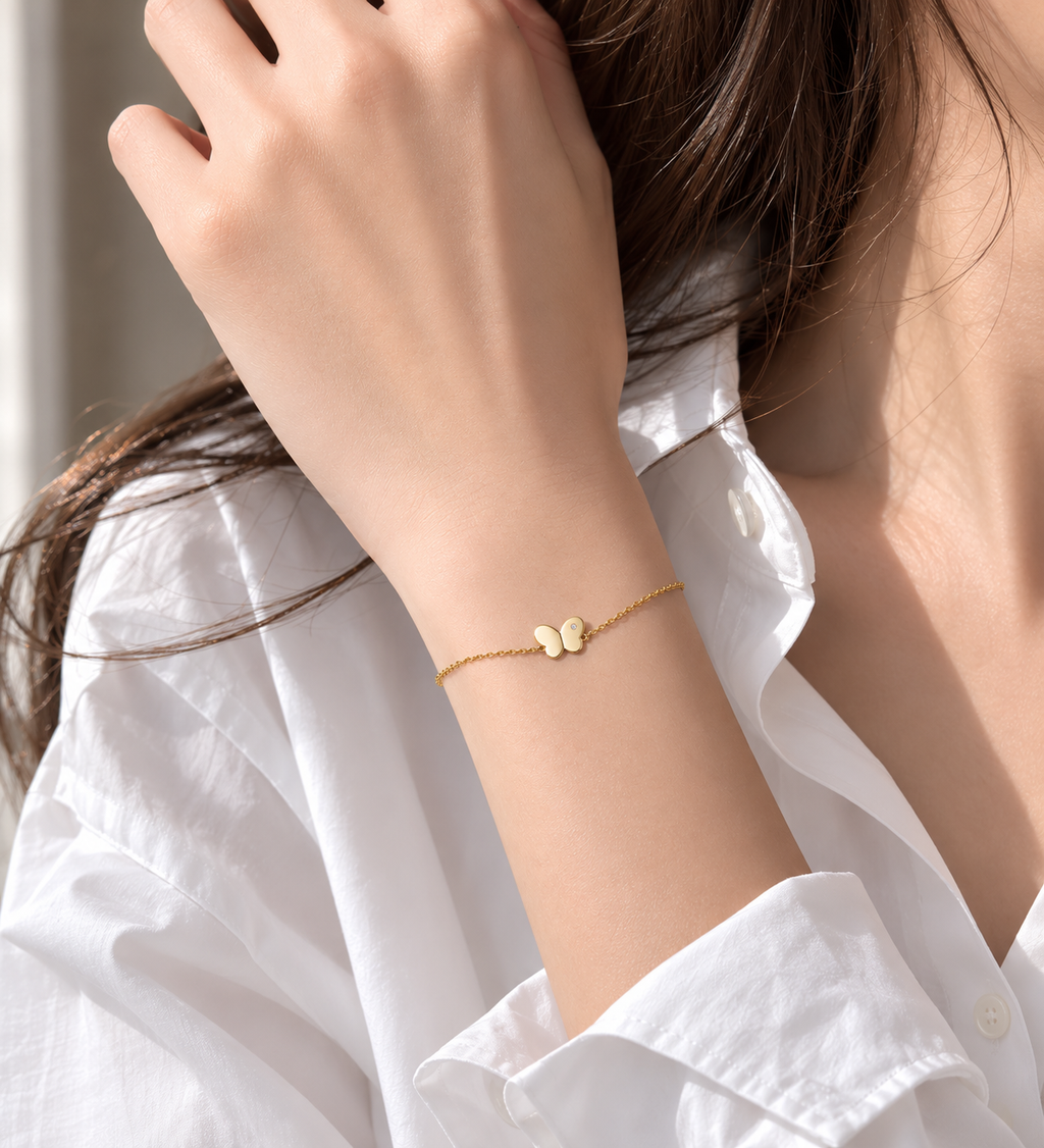 Gentle Flight Butterfly Bracelet