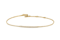 Luminous Trace Natural Diamond Bracelet in 18ct Gold