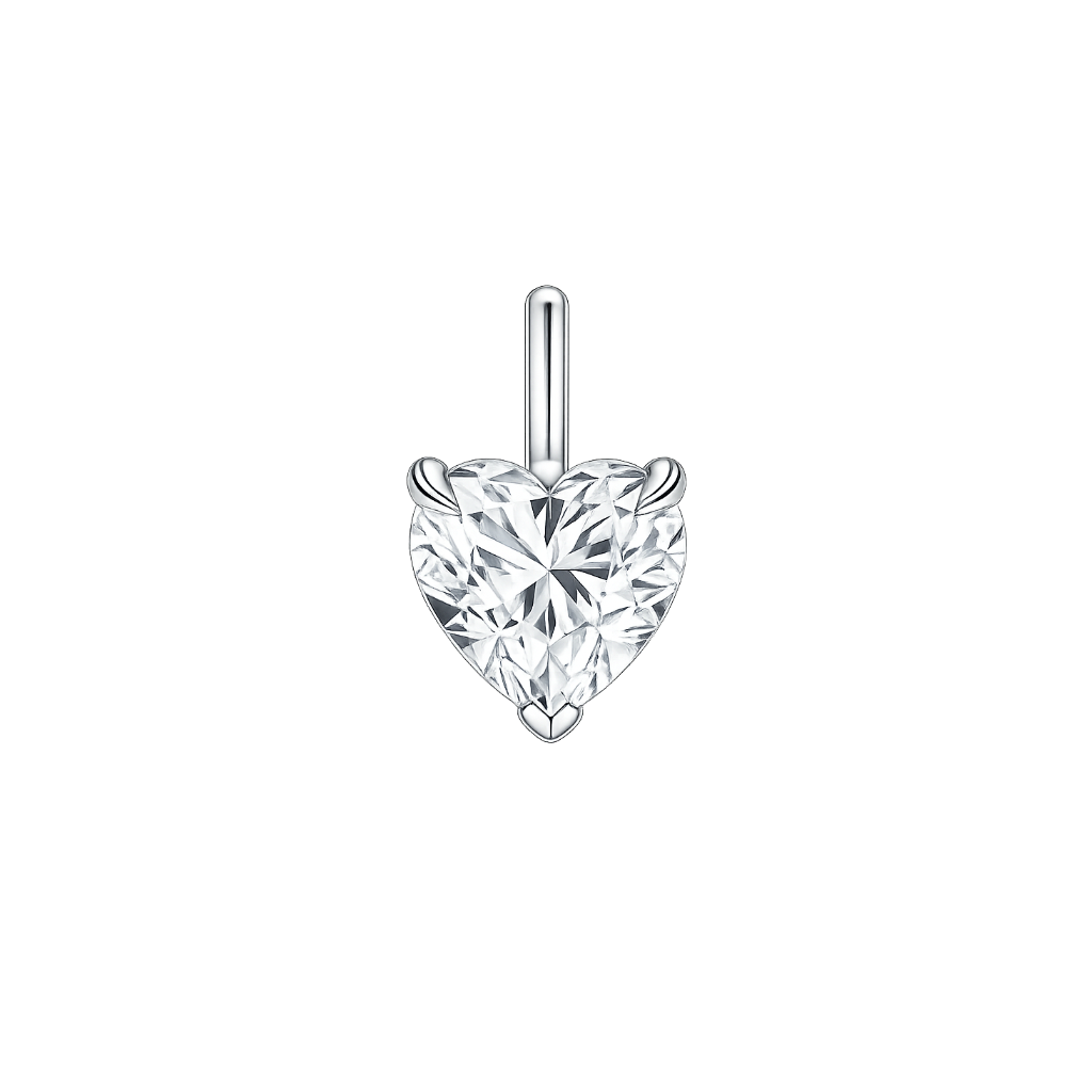 Ever 1.00ct Heart-Cut Lab-Grown Diamond Pendant