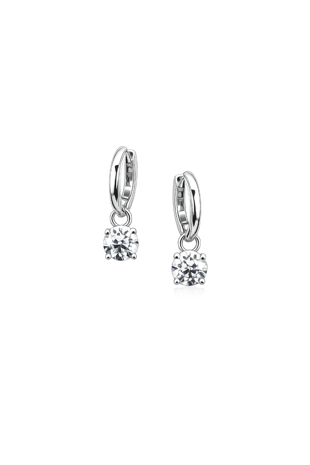 Sway 0.30ct Lab-Grown Diamond Drop Huggie Earrings