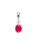 Ember Ruby & Lab-Grown Diamond Pendant