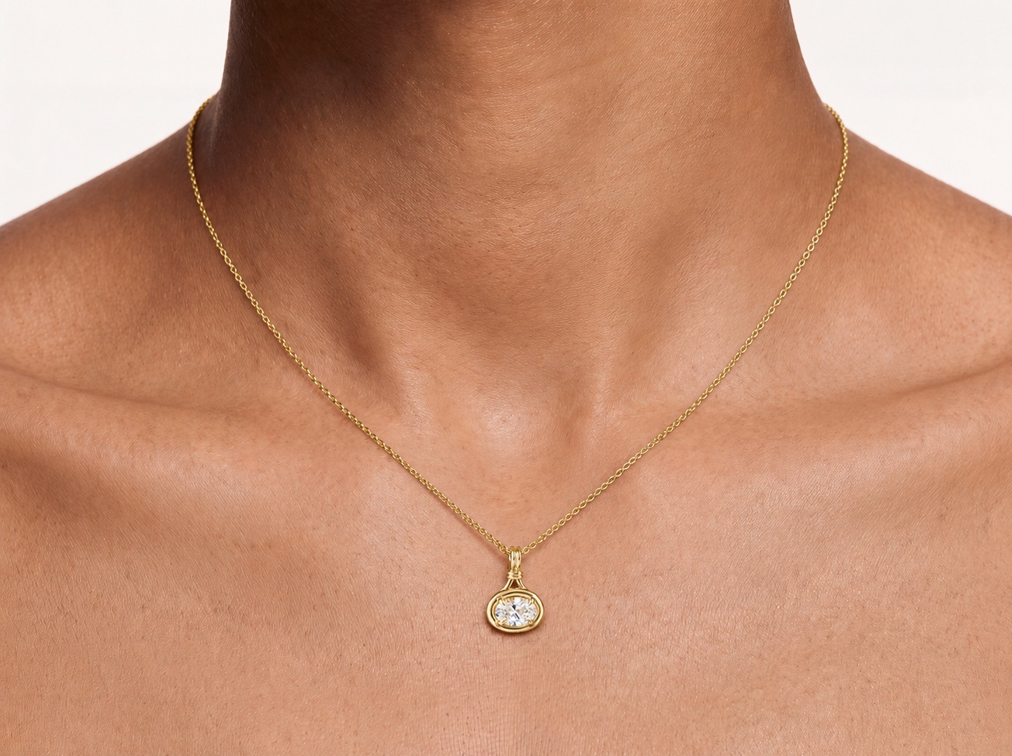 Suspended Light Necklace