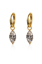 Lightfall Marquise Huggie Earrings