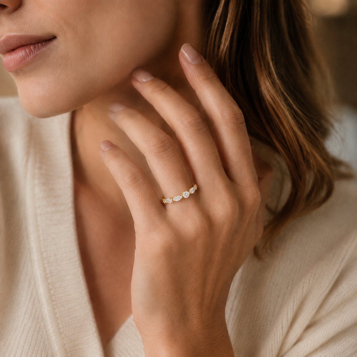 Eterna Ring, 18ct Gold