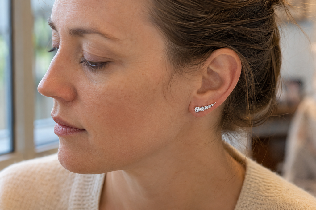 Celeste Climber Earring, 18ct Gold