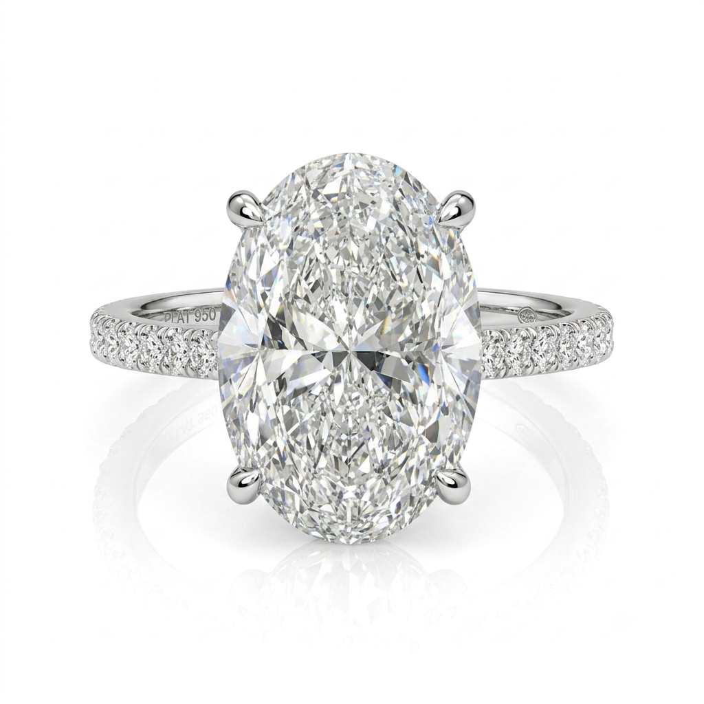 Astra Ring,Pt950,3-Carat