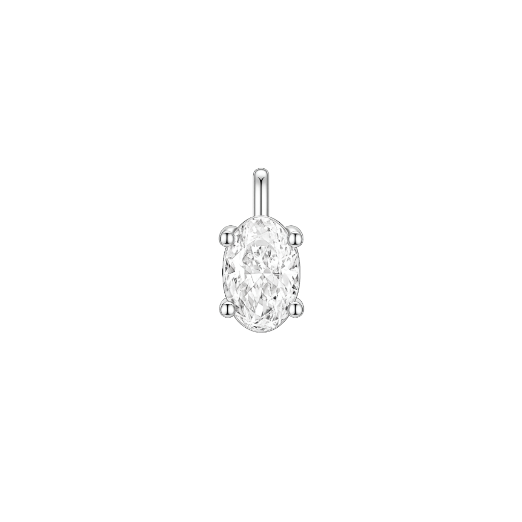 Aura 1.00ct Oval-Cut Lab-Grown Diamond Pendant