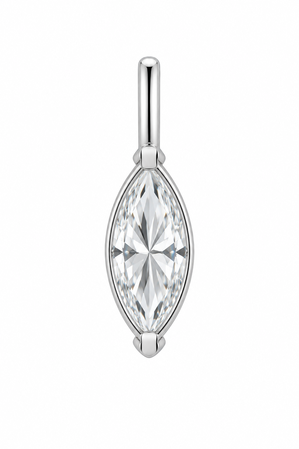 Aura Pendant -Marquise Cut