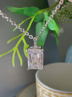 Prism 1.00ct Emerald-Cut Lab-Grown Diamond Pendant