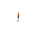 Mini Solstice Diamond Huggie