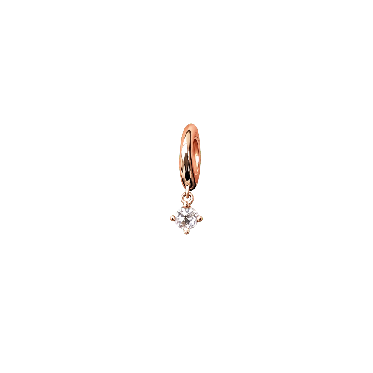 Mini Solstice Diamond Huggie